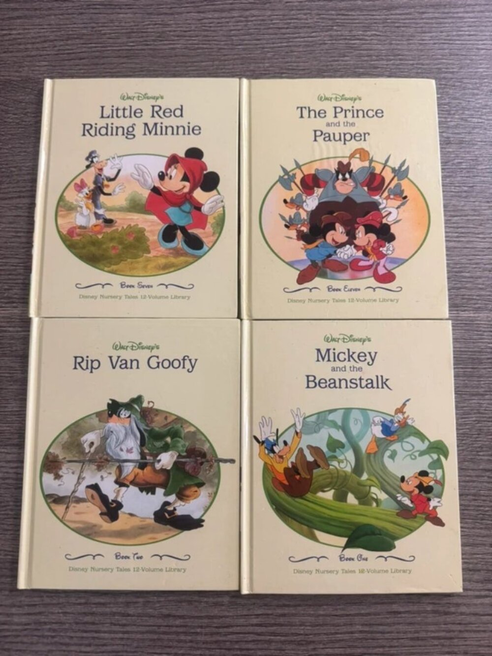 Walt Disney Nursery Tales Lot Of 4 Illustrated Children Books